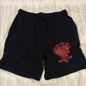 Lost Boys Men’s Black Pajama Short- NWOT